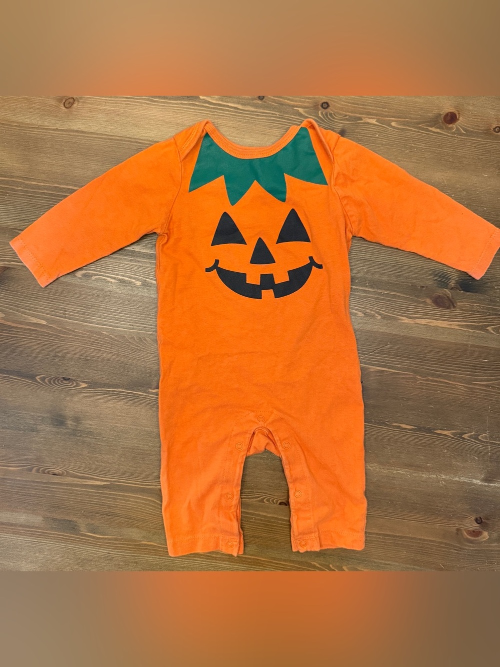 Old Navy Halloween Jack-o’-Lantern One Piece Romper (3-6M)